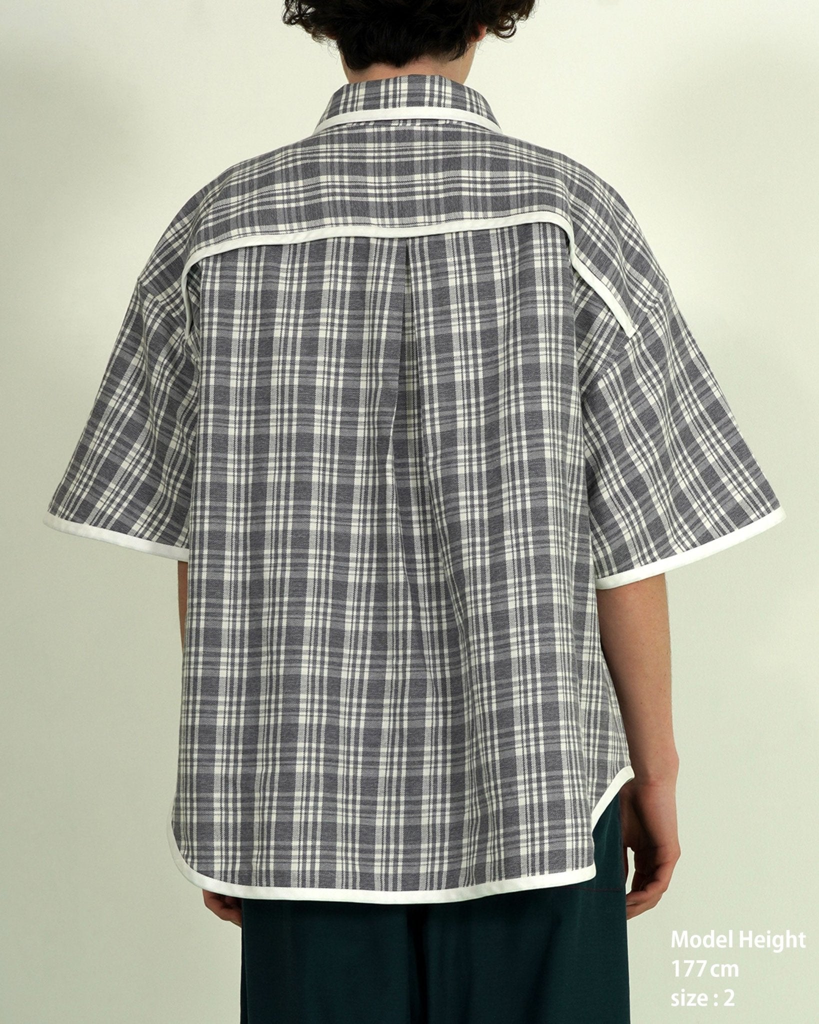 CHECK PIPING SHIRT - TUCKSHOP