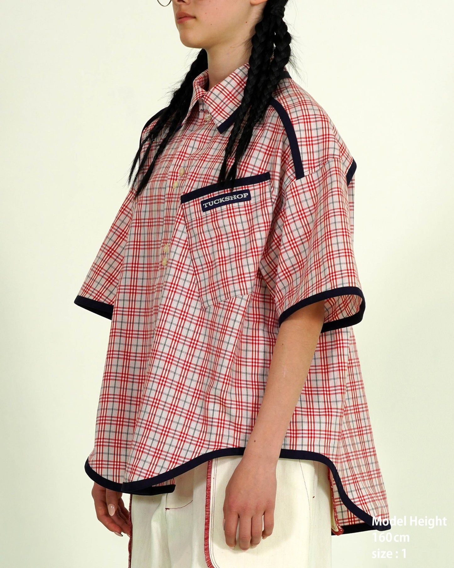 CHECK PIPING SHIRT - TUCKSHOP
