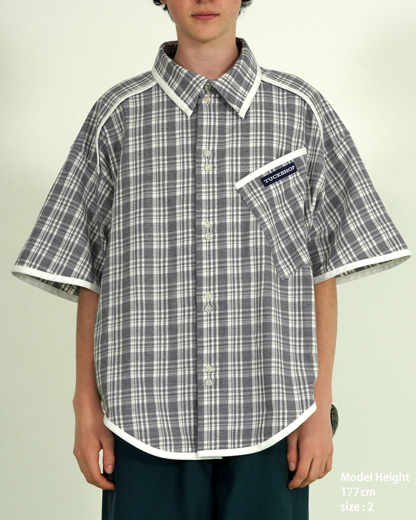CHECK PIPING SHIRT - TUCKSHOP