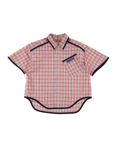 CHECK PIPING SHIRT - TUCKSHOP