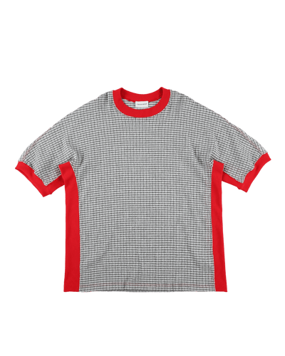 CHECK SHORT SLEEVE T - SHIRT - TUCKSHOP