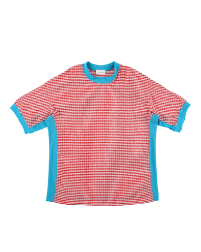CHECK SHORT SLEEVE T - SHIRT - TUCKSHOP