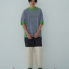 CHECK SHORT SLEEVE T - SHIRT - TUCKSHOP