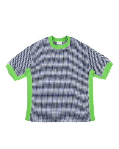 CHECK SHORT SLEEVE T - SHIRT - TUCKSHOP