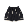DENIM PIPING SHORTS - TUCKSHOP