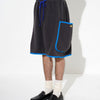 FLEECE PIPING SHORTS - TUCKSHOP