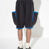 FLEECE PIPING SHORTS - TUCKSHOP