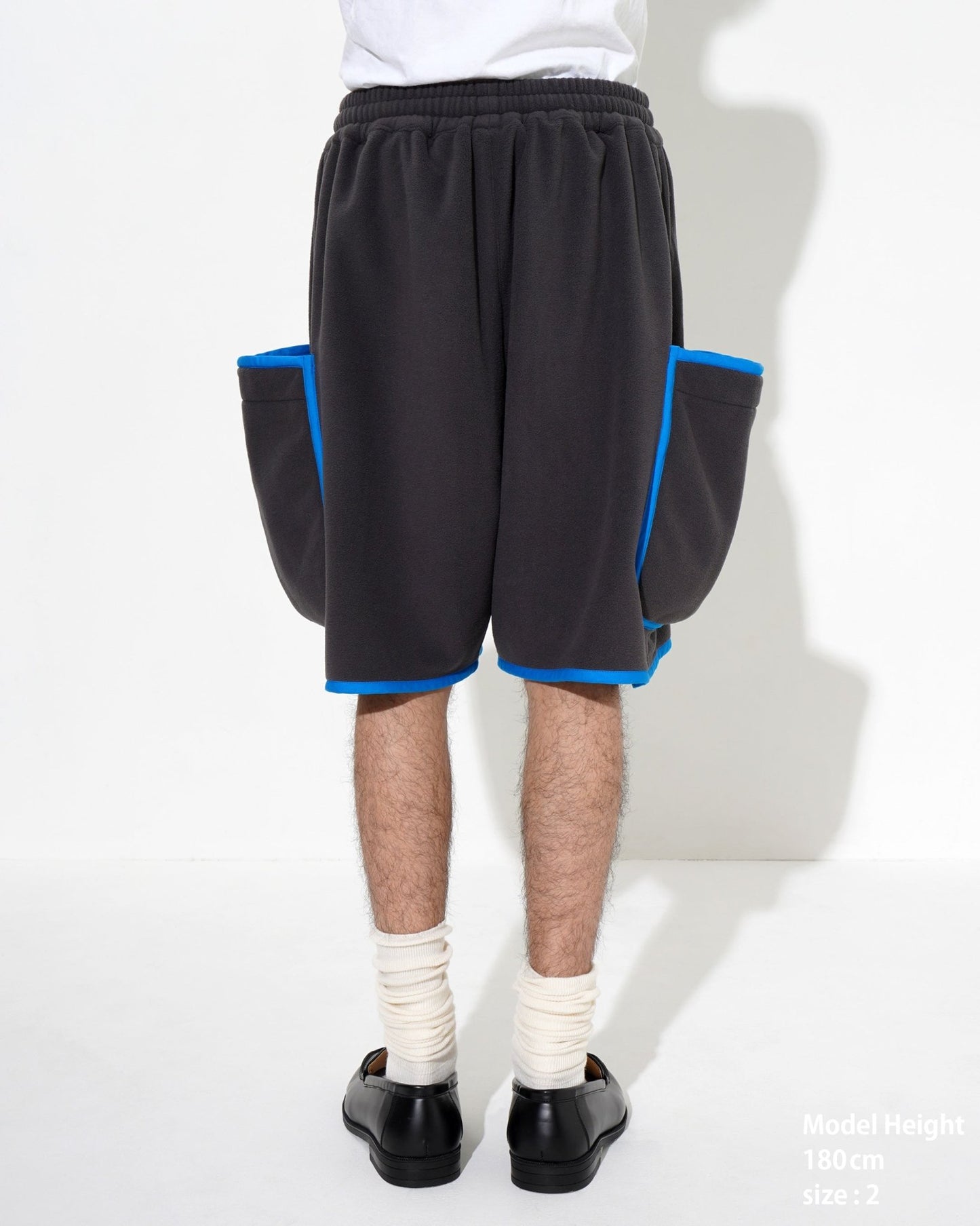FLEECE PIPING SHORTS - TUCKSHOP