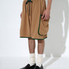 FLEECE PIPING SHORTS - TUCKSHOP
