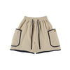 FLEECE PIPING SHORTS - TUCKSHOP