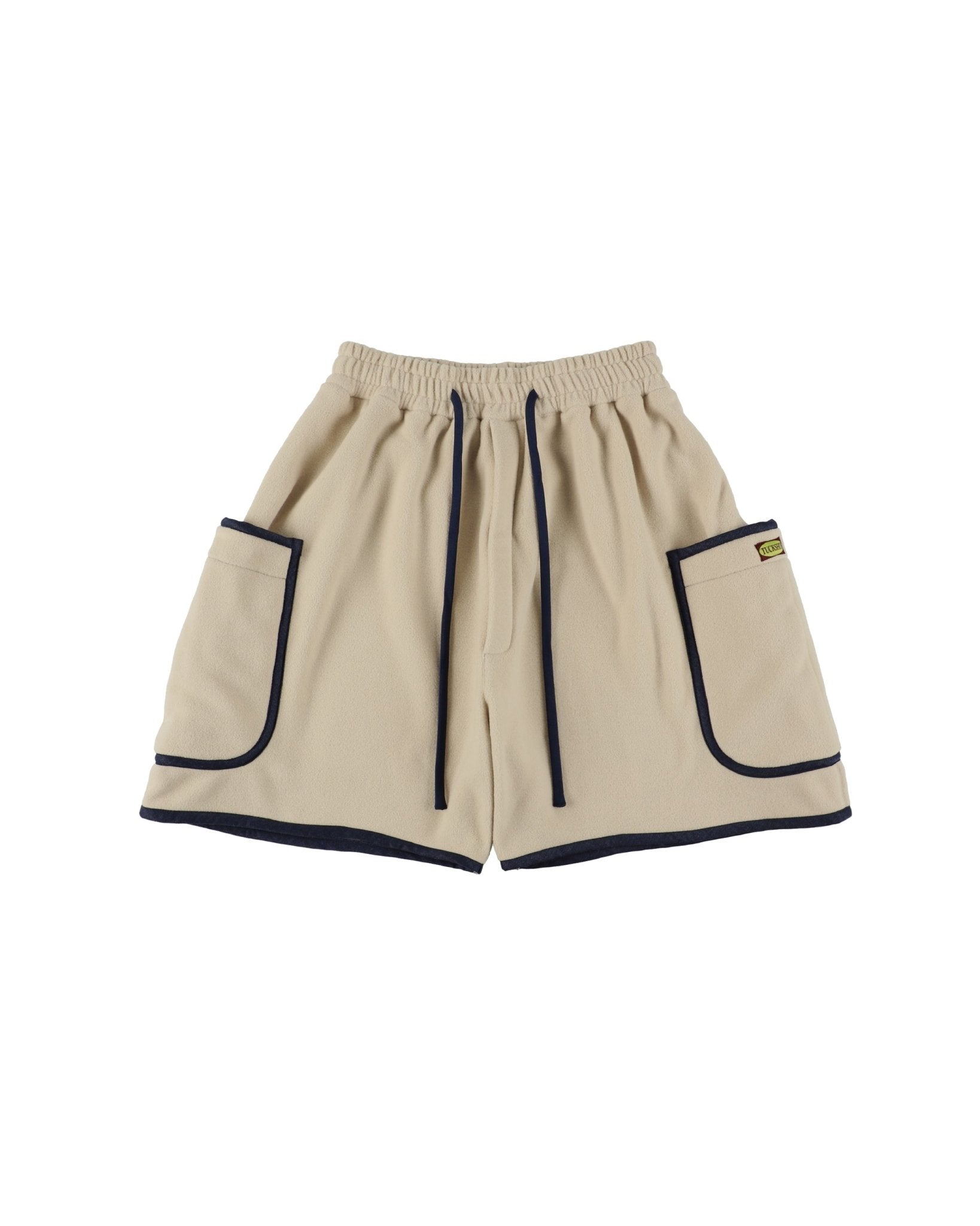 FLEECE PIPING SHORTS - TUCKSHOP
