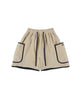 FLEECE PIPING SHORTS - TUCKSHOP