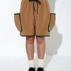 FLEECE PIPING SHORTS - TUCKSHOP