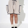 FLEECE PIPING SHORTS - TUCKSHOP
