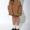 FLEECE PIPING SHORTS - TUCKSHOP
