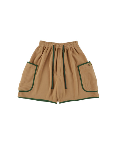 FLEECE PIPING SHORTS - TUCKSHOP