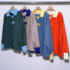 FOOTBALL POLO PULLOVER / bright orange & butter - TUCKSHOP