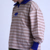 FOOTBALL POLO PULLOVER / bright orange & butter - TUCKSHOP