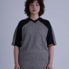GRIDIRON T - SHIRT / black & black check - TUCKSHOP
