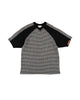 GRIDIRON T - SHIRT / black & black check - TUCKSHOP