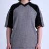 GRIDIRON T - SHIRT / ivory & burgundy check - TUCKSHOP