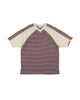 GRIDIRON T - SHIRT / ivory & burgundy check - TUCKSHOP