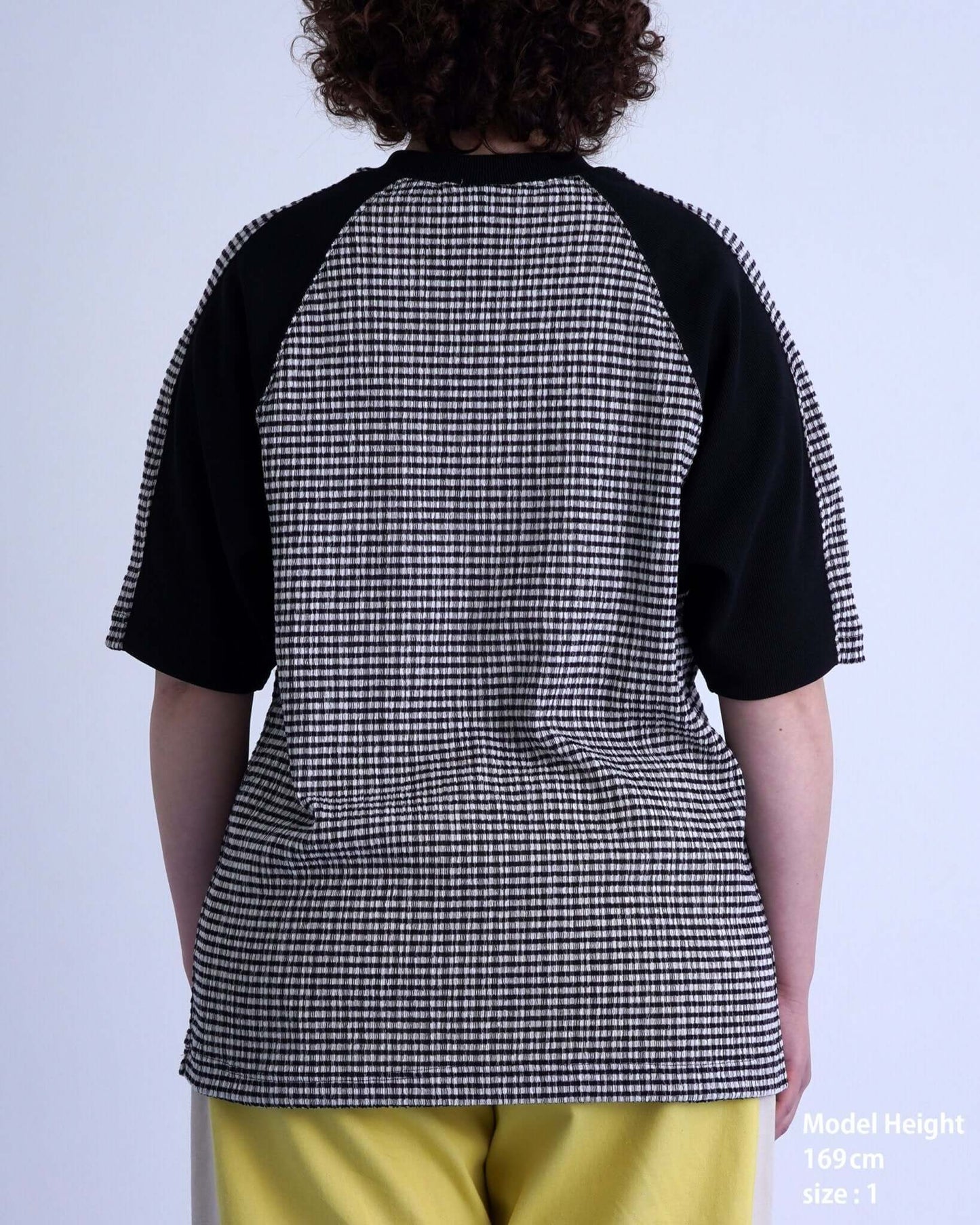GRIDIRON T - SHIRT / ivory & burgundy check - TUCKSHOP