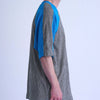 GRIDIRON T - SHIRT / light blue & green check - TUCKSHOP