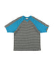 GRIDIRON T - SHIRT / light blue & green check - TUCKSHOP