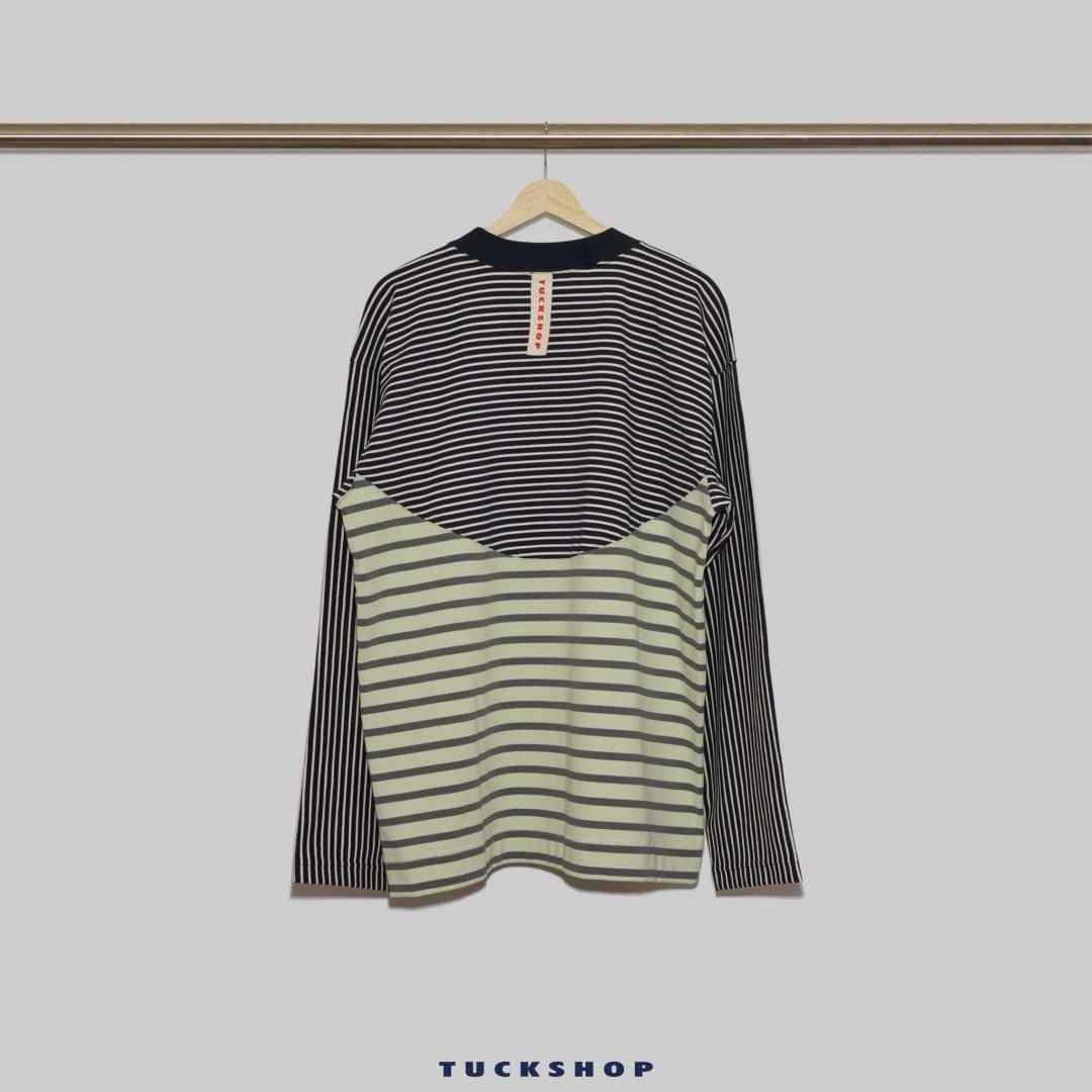 MULTICOLOR STRIPED LONG SLEEVE T - SHIRT - TUCKSHOP