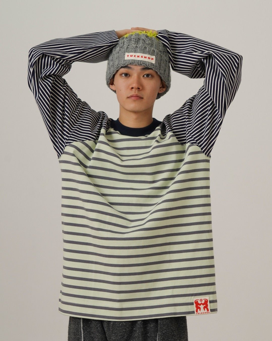 MULTICOLOR STRIPED LONG SLEEVE T-SHIRT｜TUCKSHOP 公式
