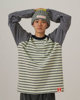 MULTICOLOR STRIPED LONG SLEEVE T - SHIRT - TUCKSHOP