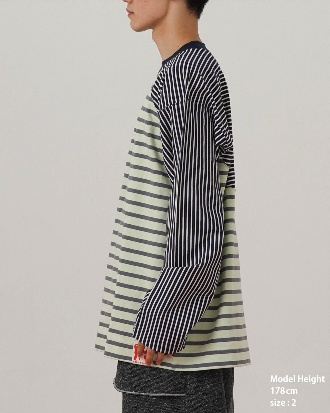 MULTICOLOR STRIPED LONG SLEEVE T - SHIRT - TUCKSHOP