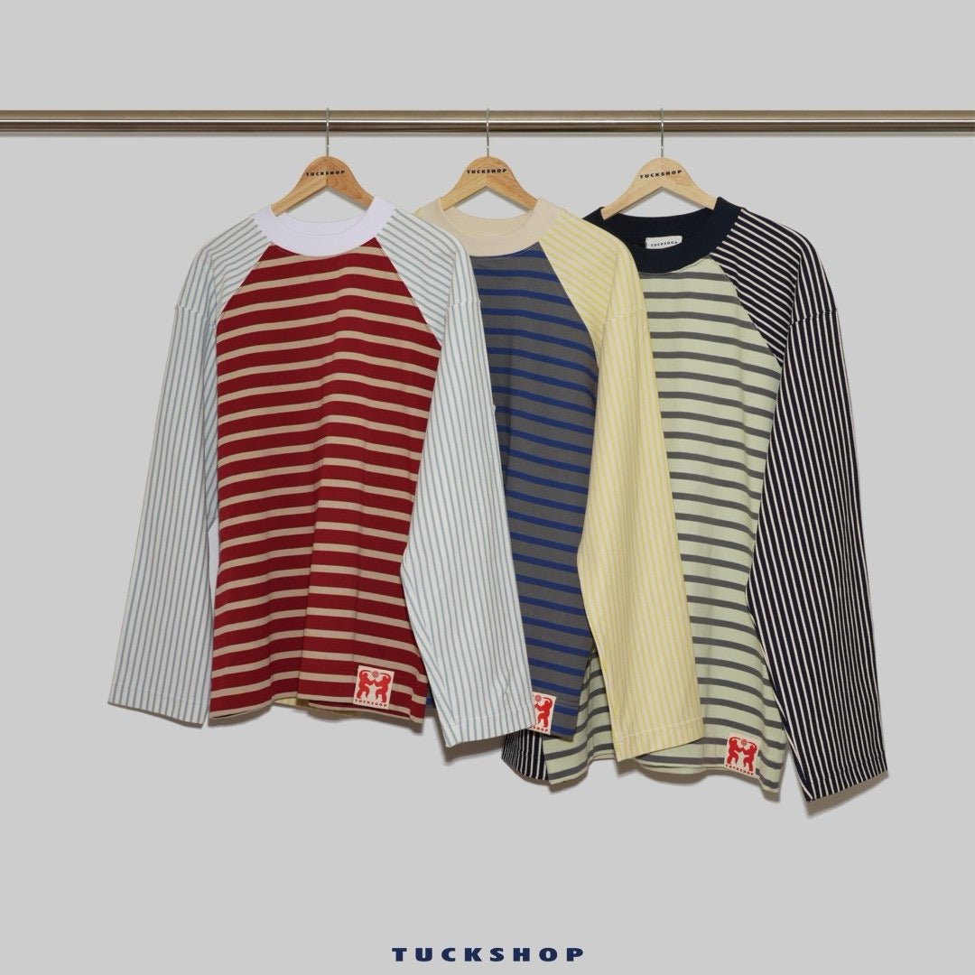 MULTICOLOR STRIPED LONG SLEEVE T - SHIRT - TUCKSHOP