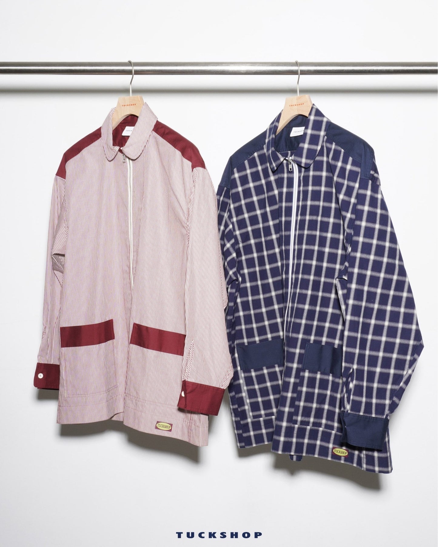 PANEL ZIP - UP SHIRT - TUCKSHOP