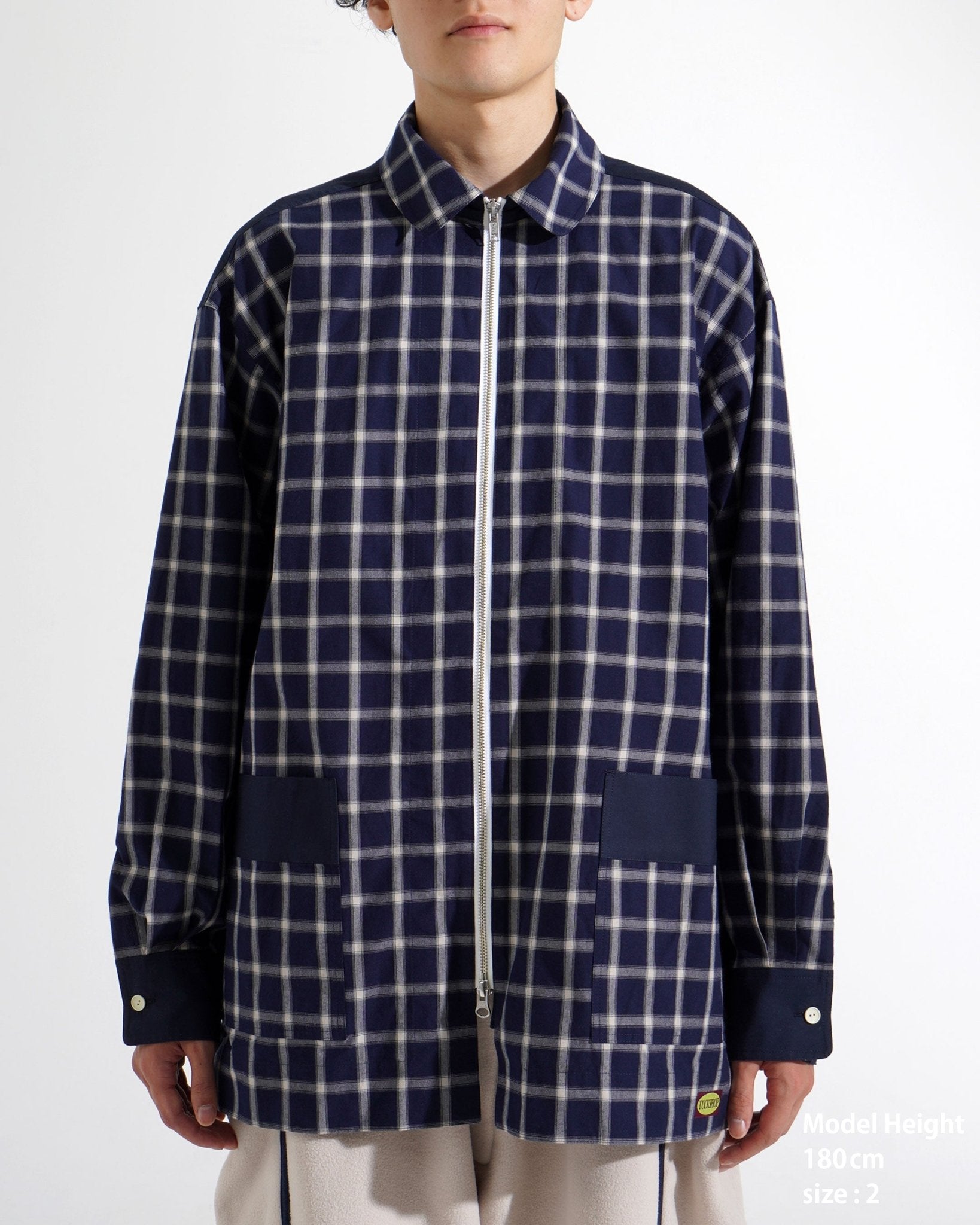 PANEL ZIP - UP SHIRT - TUCKSHOP