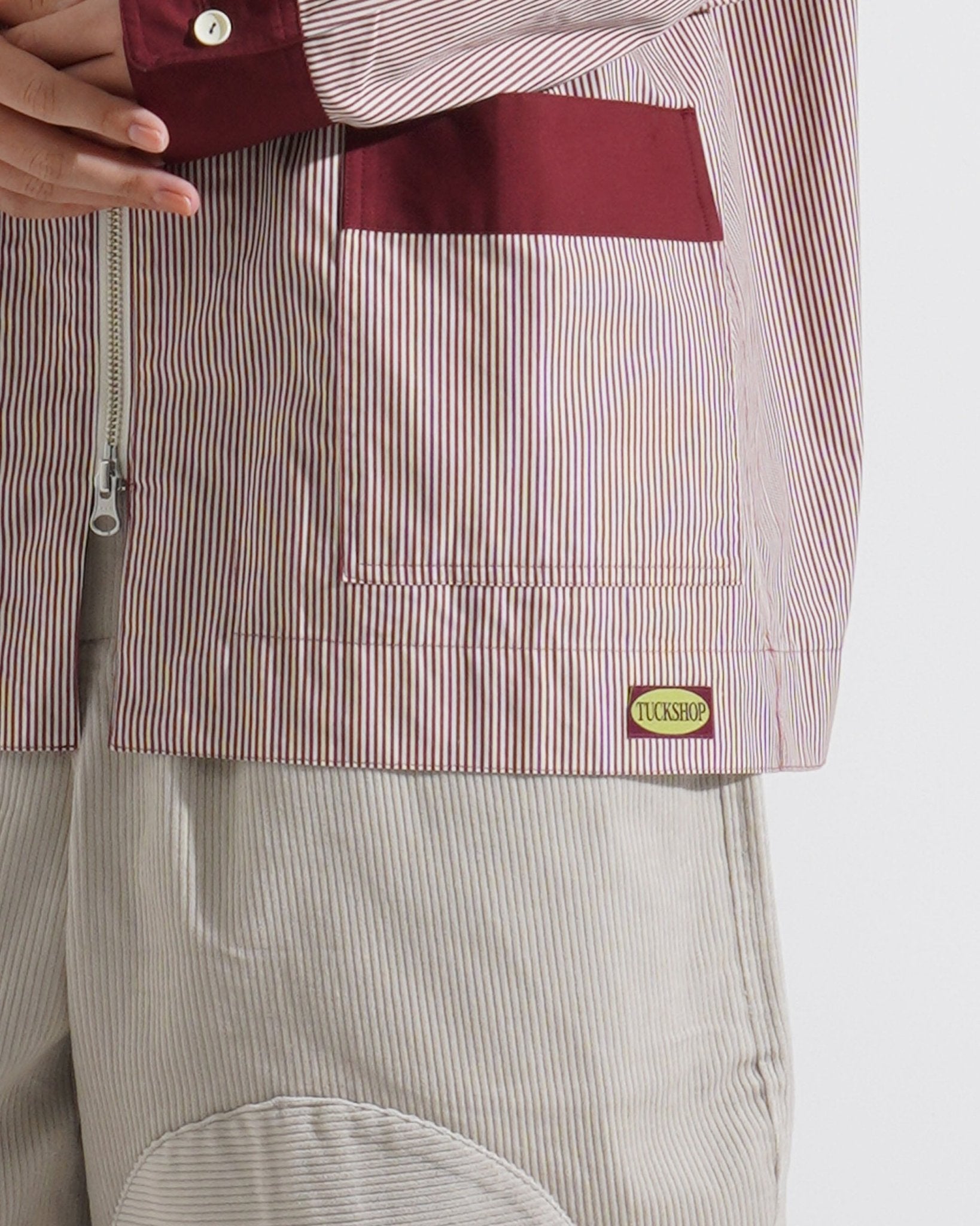 PANEL ZIP - UP SHIRT - TUCKSHOP