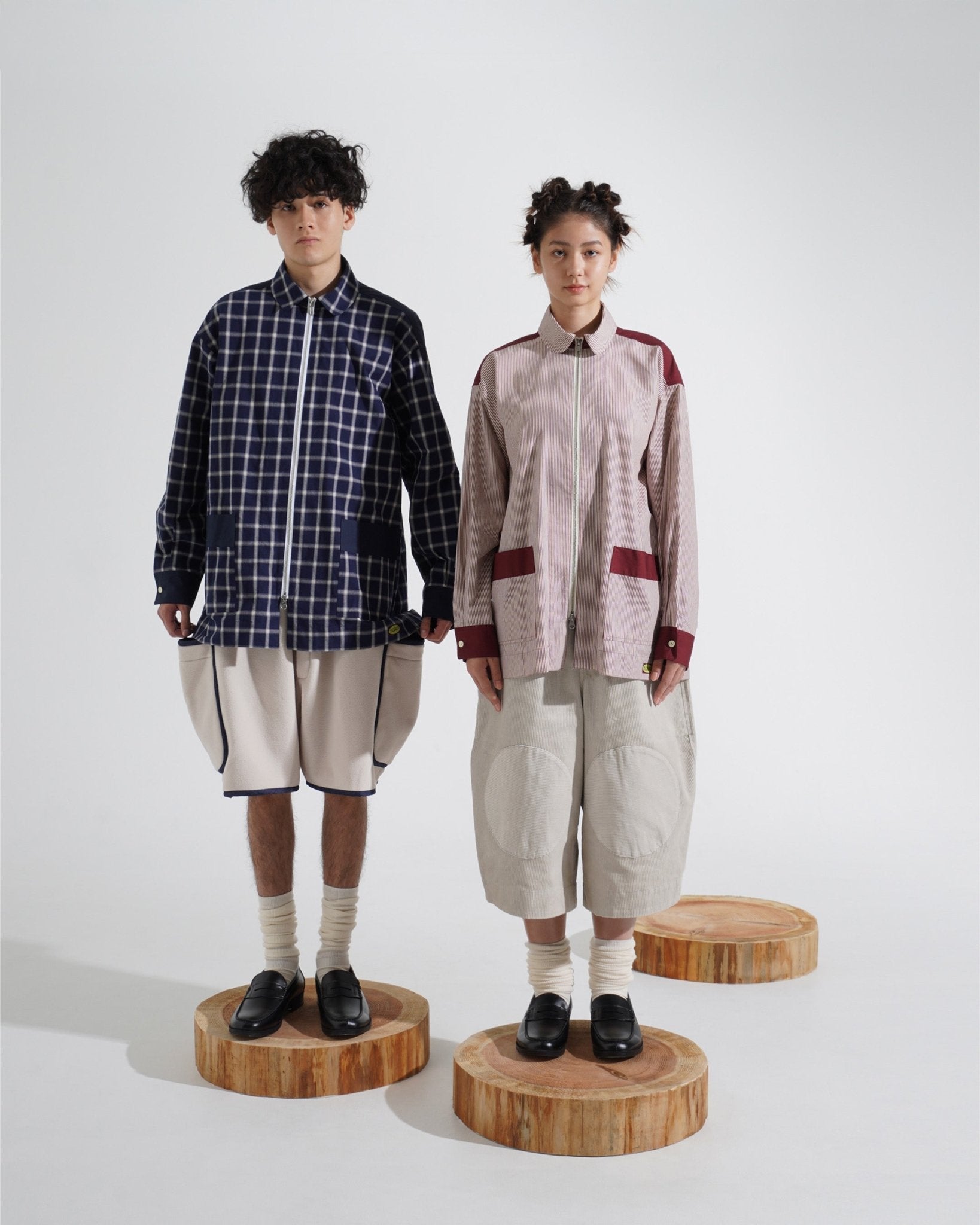 PANEL ZIP - UP SHIRT - TUCKSHOP