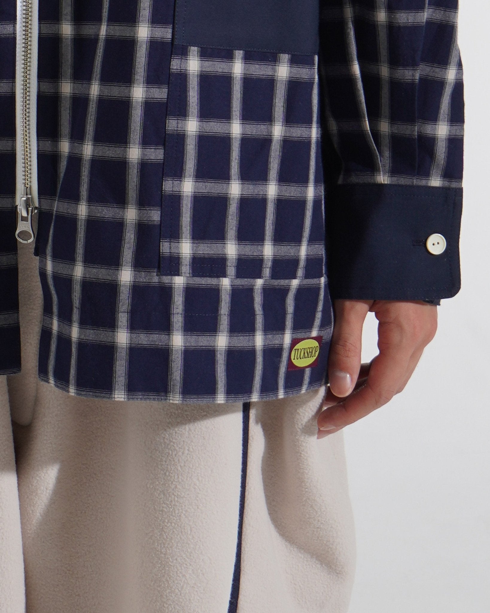 PANEL ZIP - UP SHIRT - TUCKSHOP