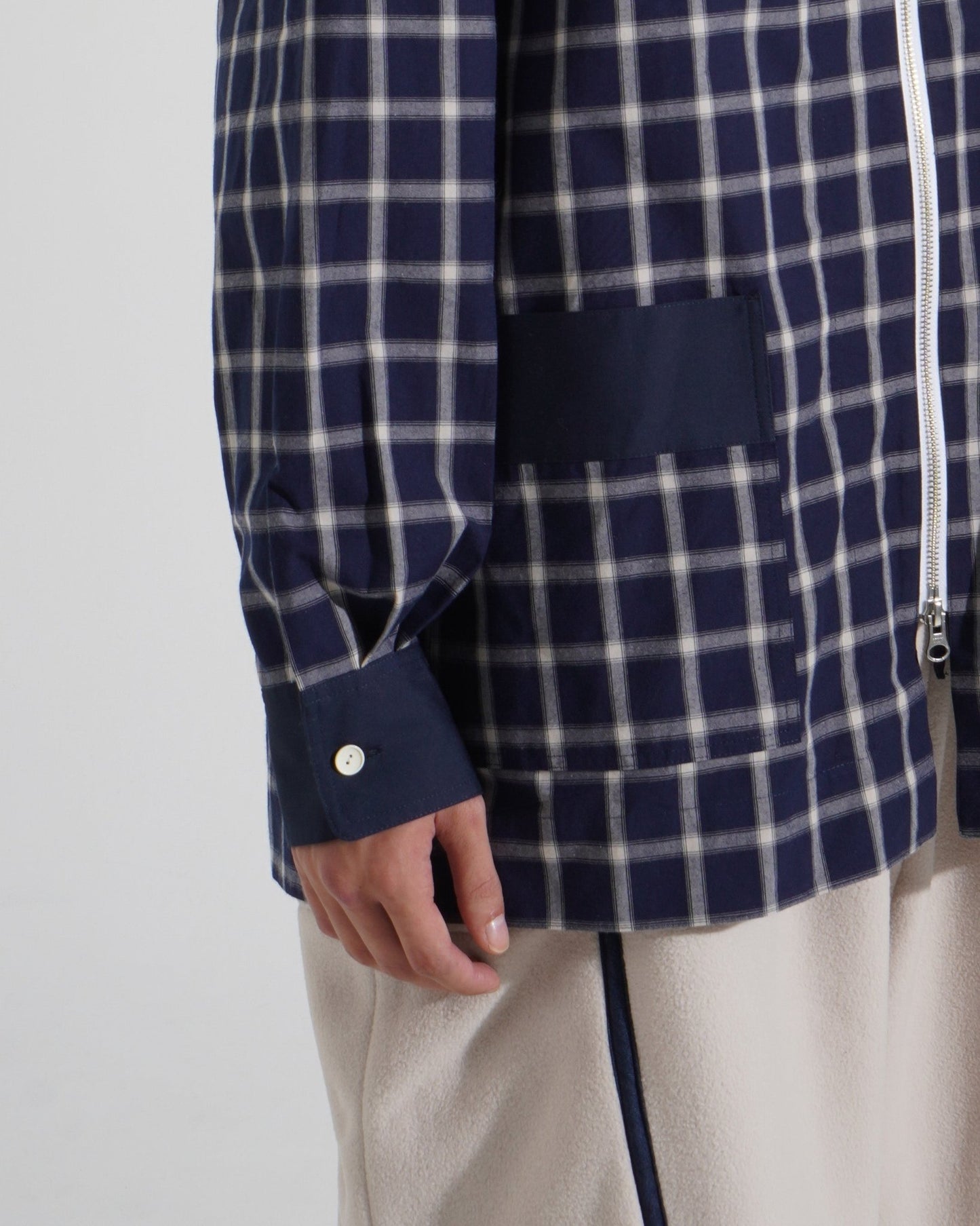 PANEL ZIP - UP SHIRT - TUCKSHOP