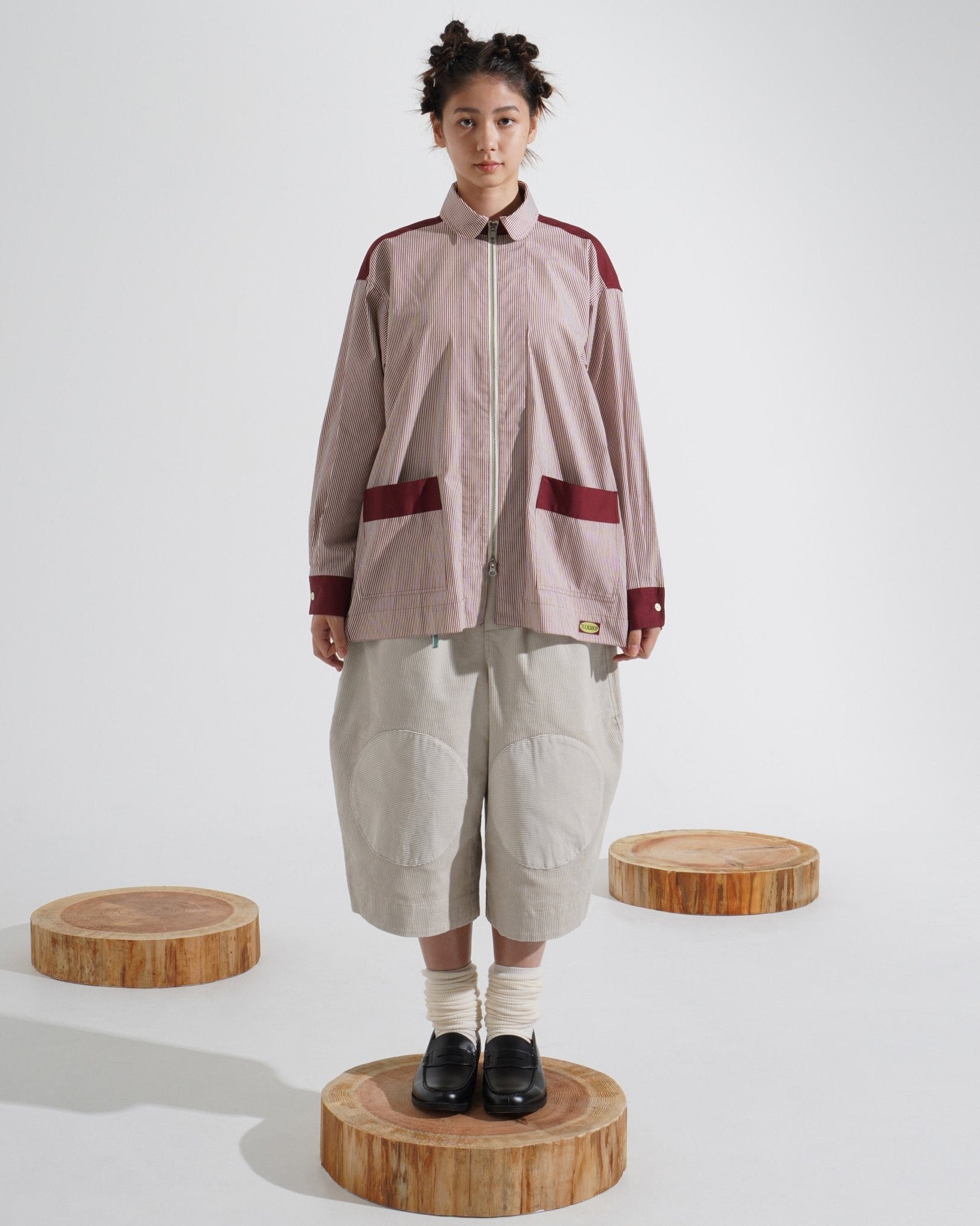 PANEL ZIP - UP SHIRT - TUCKSHOP