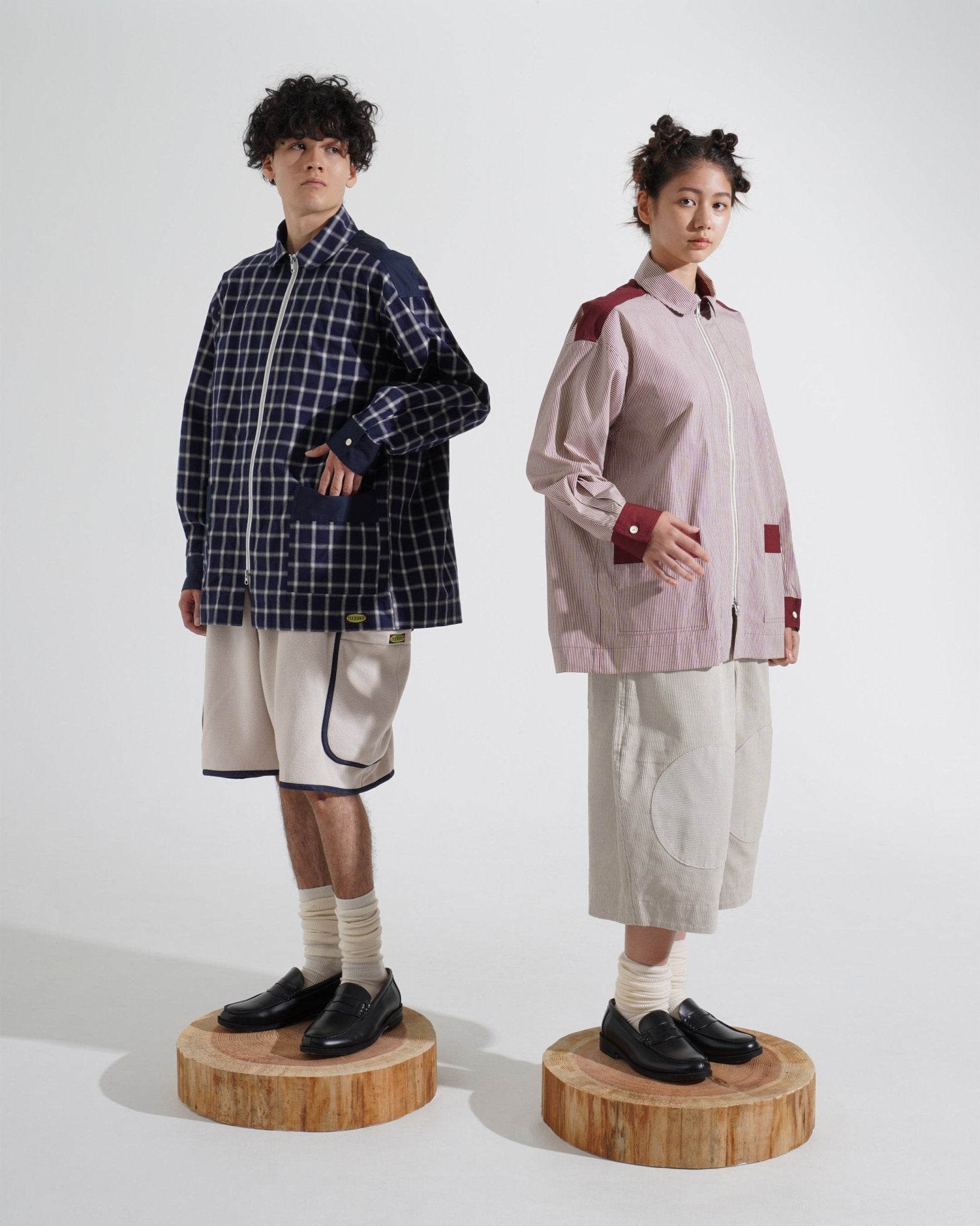 PANEL ZIP - UP SHIRT - TUCKSHOP