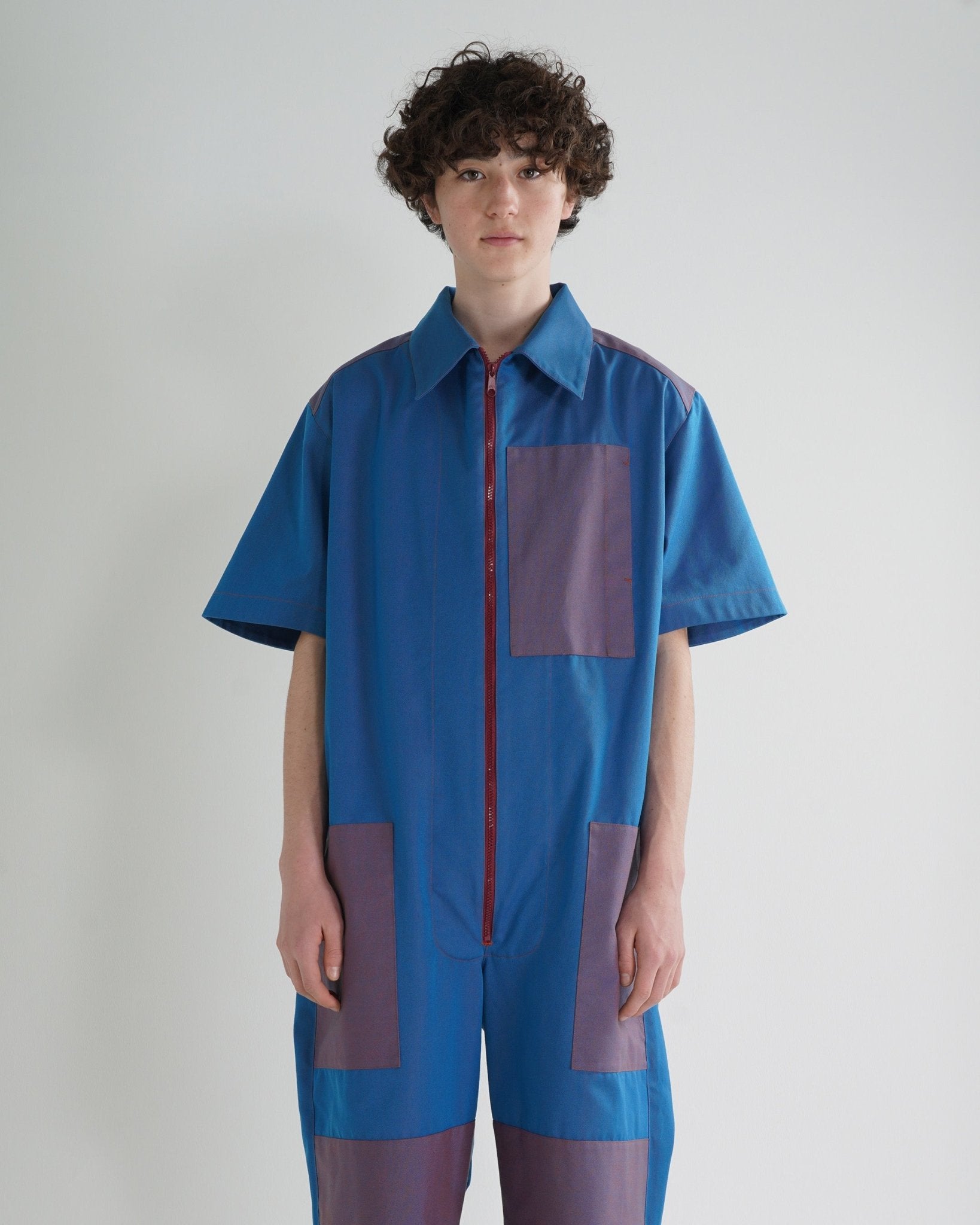 PANELED JUMPSUIT - TUCKSHOP