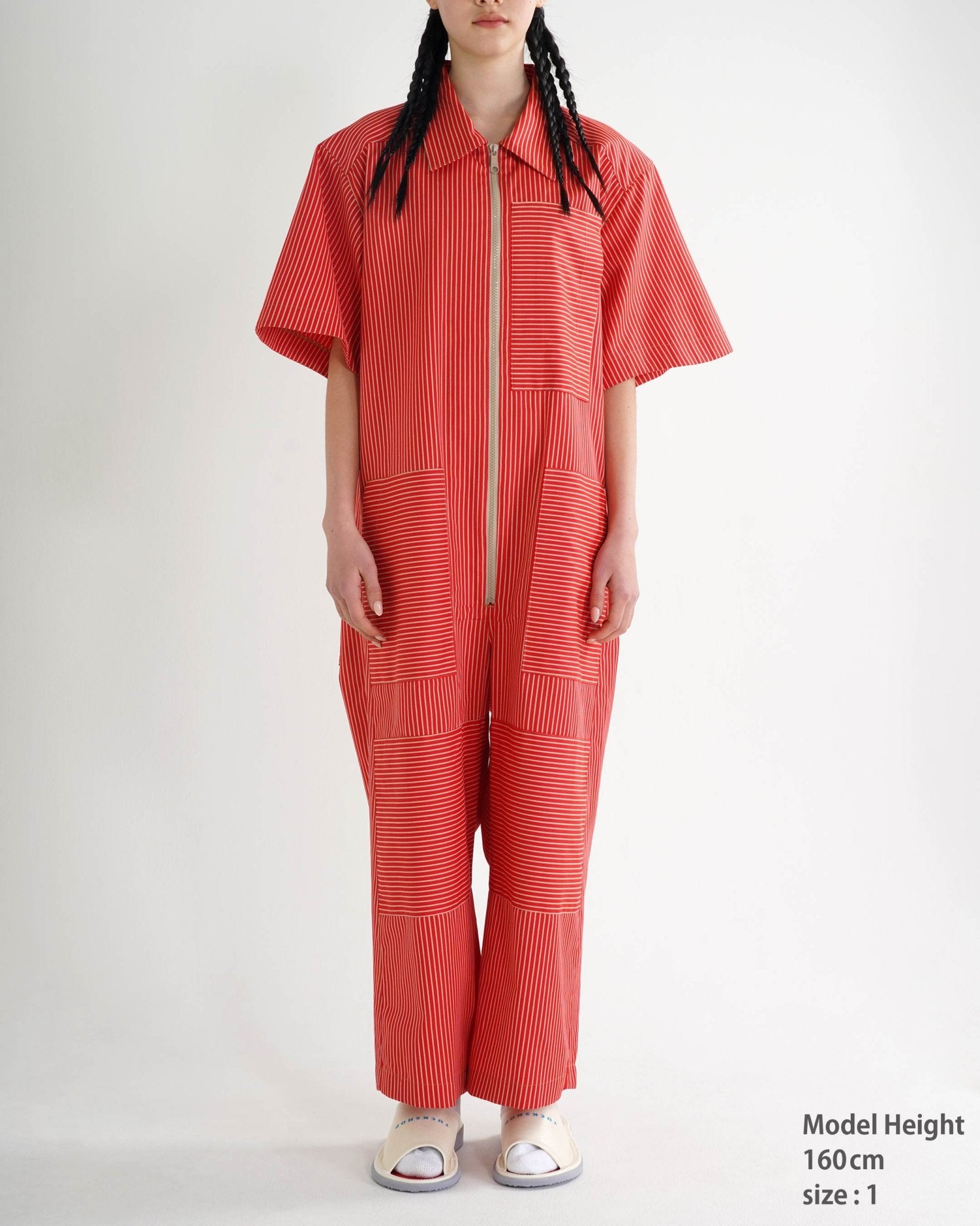 PANELED JUMPSUIT - TUCKSHOP