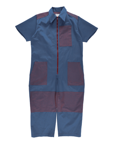 PANELED JUMPSUIT - TUCKSHOP