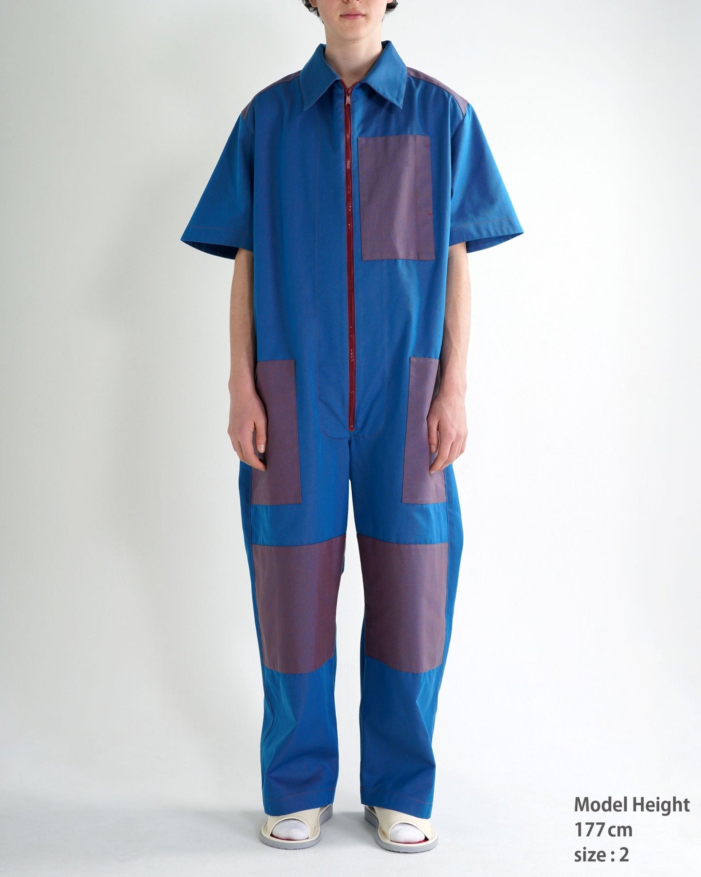 PANELED JUMPSUIT - TUCKSHOP