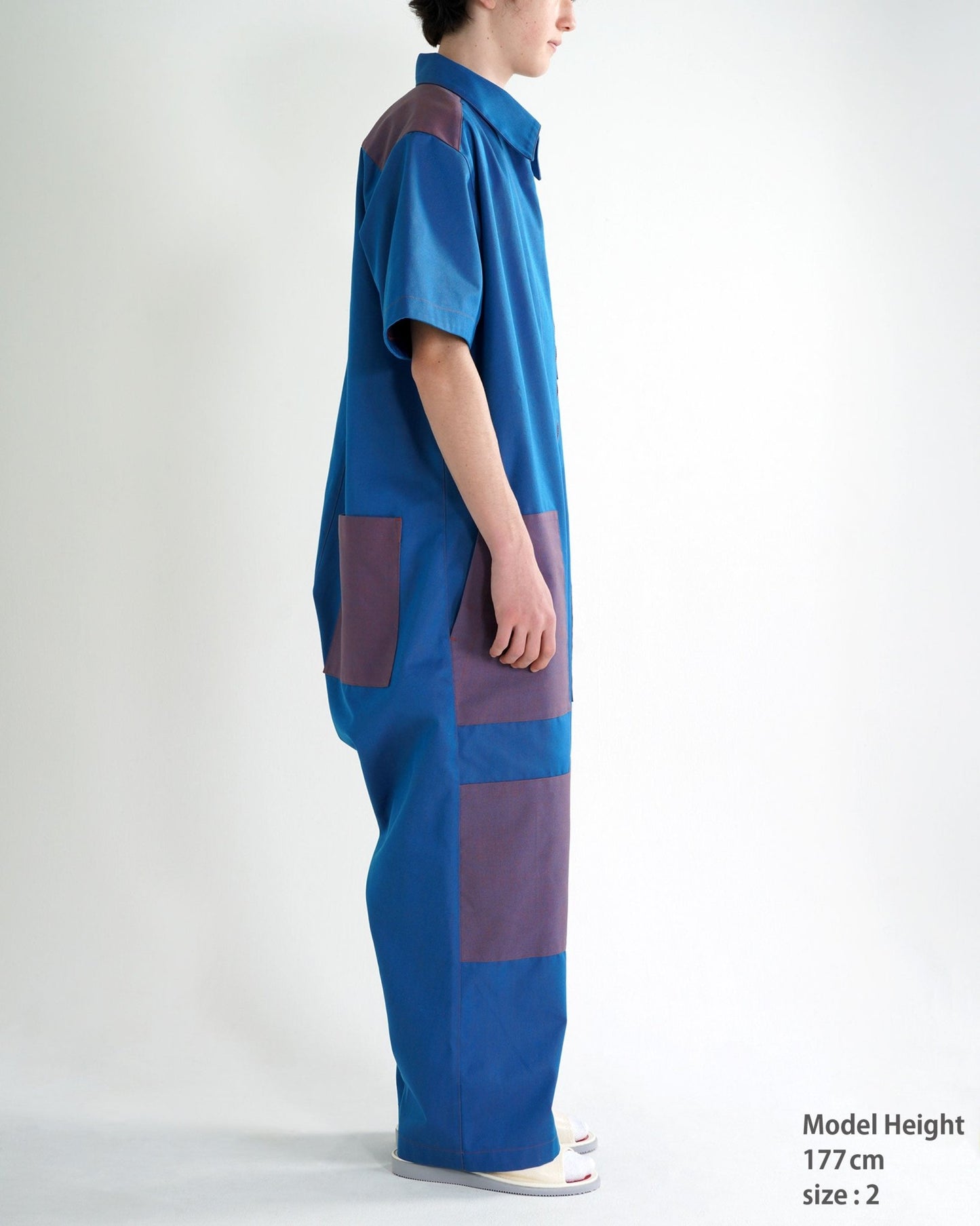 PANELED JUMPSUIT - TUCKSHOP