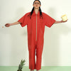 PANELED JUMPSUIT - TUCKSHOP