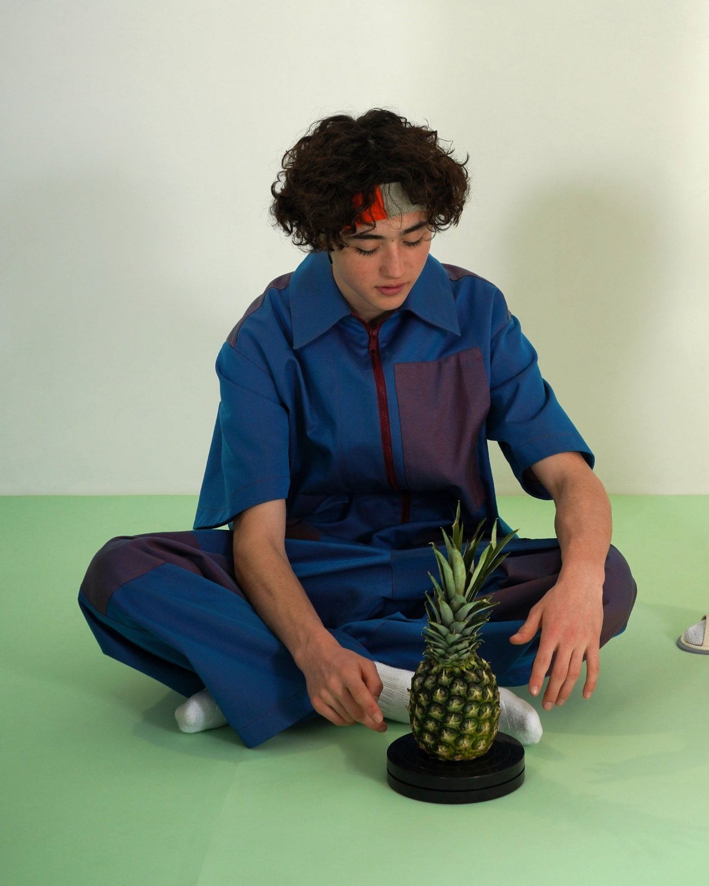 PANELED JUMPSUIT - TUCKSHOP