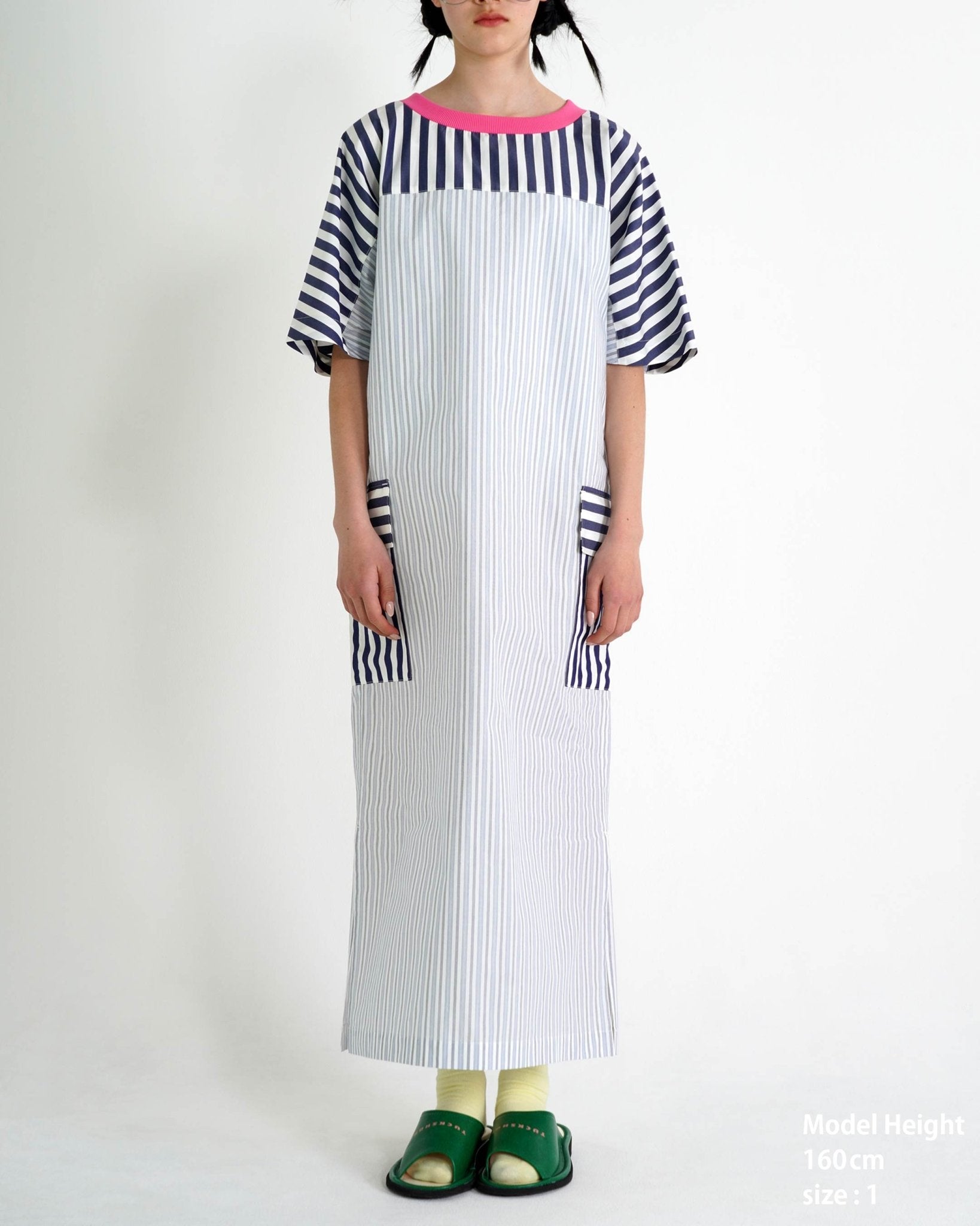 PANELED MAXI DRESS - TUCKSHOP